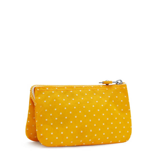 Kipling Creativity Large Printed Pouch Taske Gul | DK 2098YX